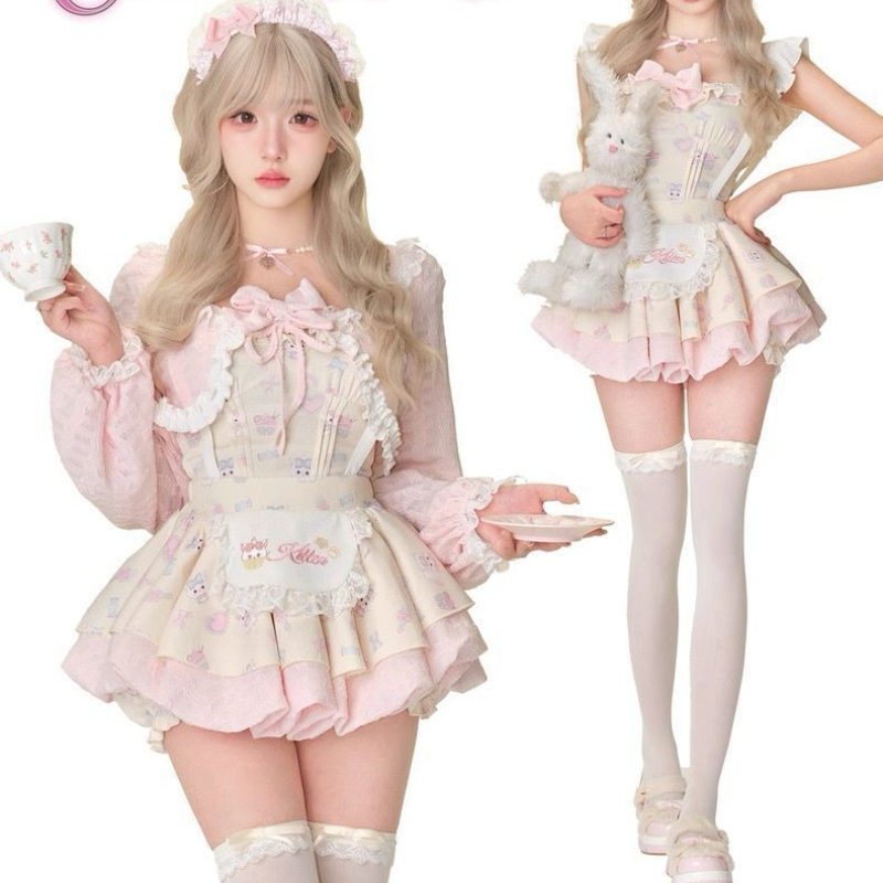 Party Games Mini - Japanese Sweet Lolita Style 3 Piece