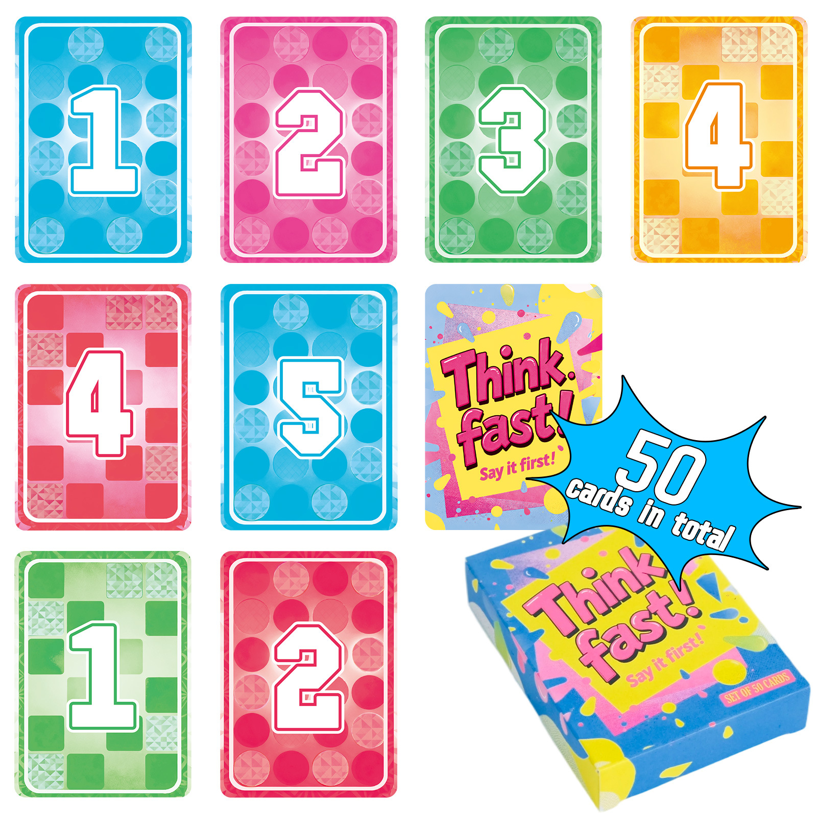 Party Games App - 1 Box Quick Thinking Number Puzzle