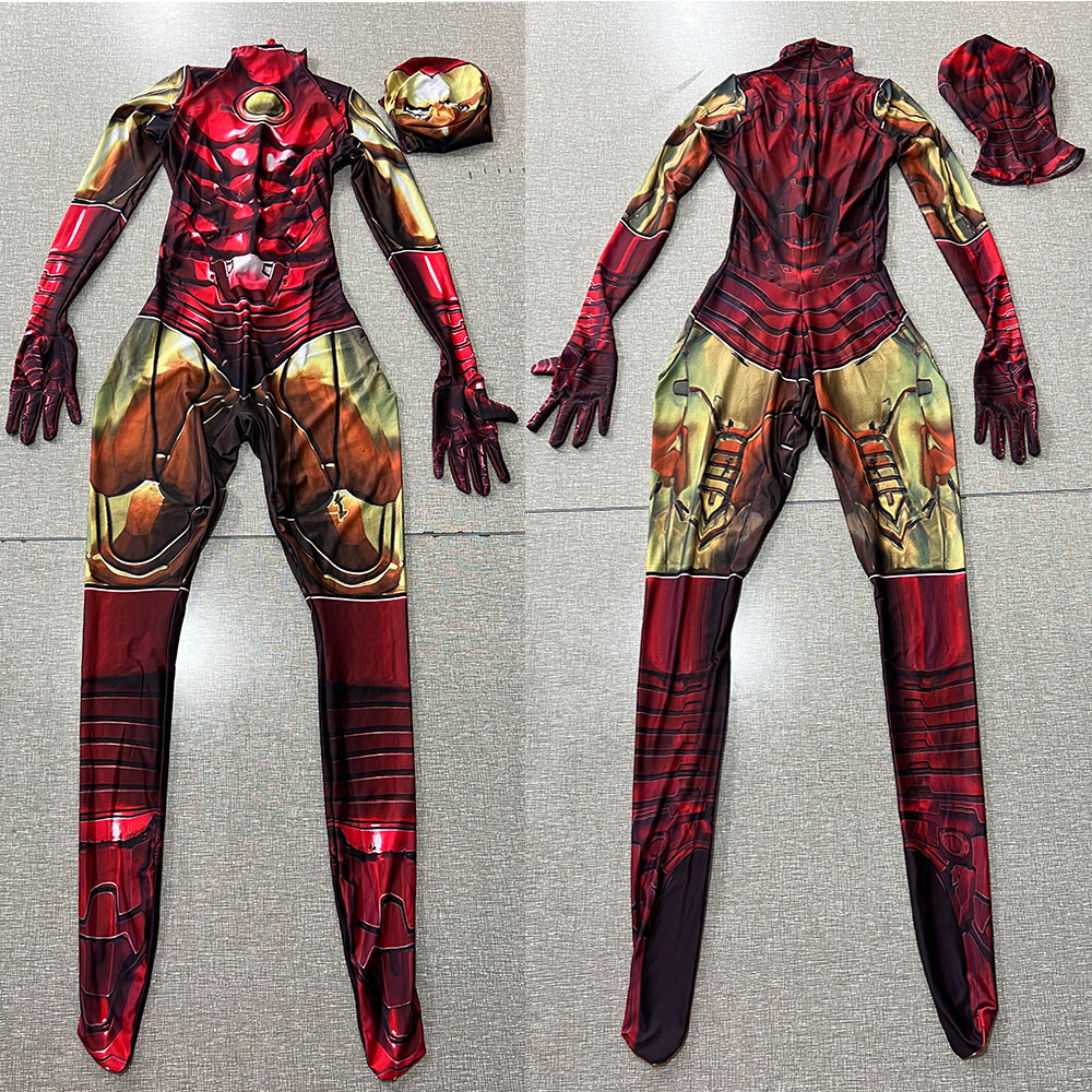 Party Games Ideas - Adults Iron Man Costume Cosplay Superhero