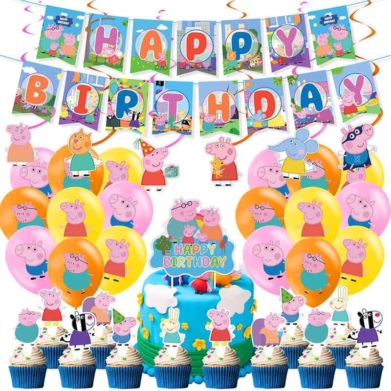 Party Games Ideas - Creativity Cartoon Cute Peppas Pink Pigs