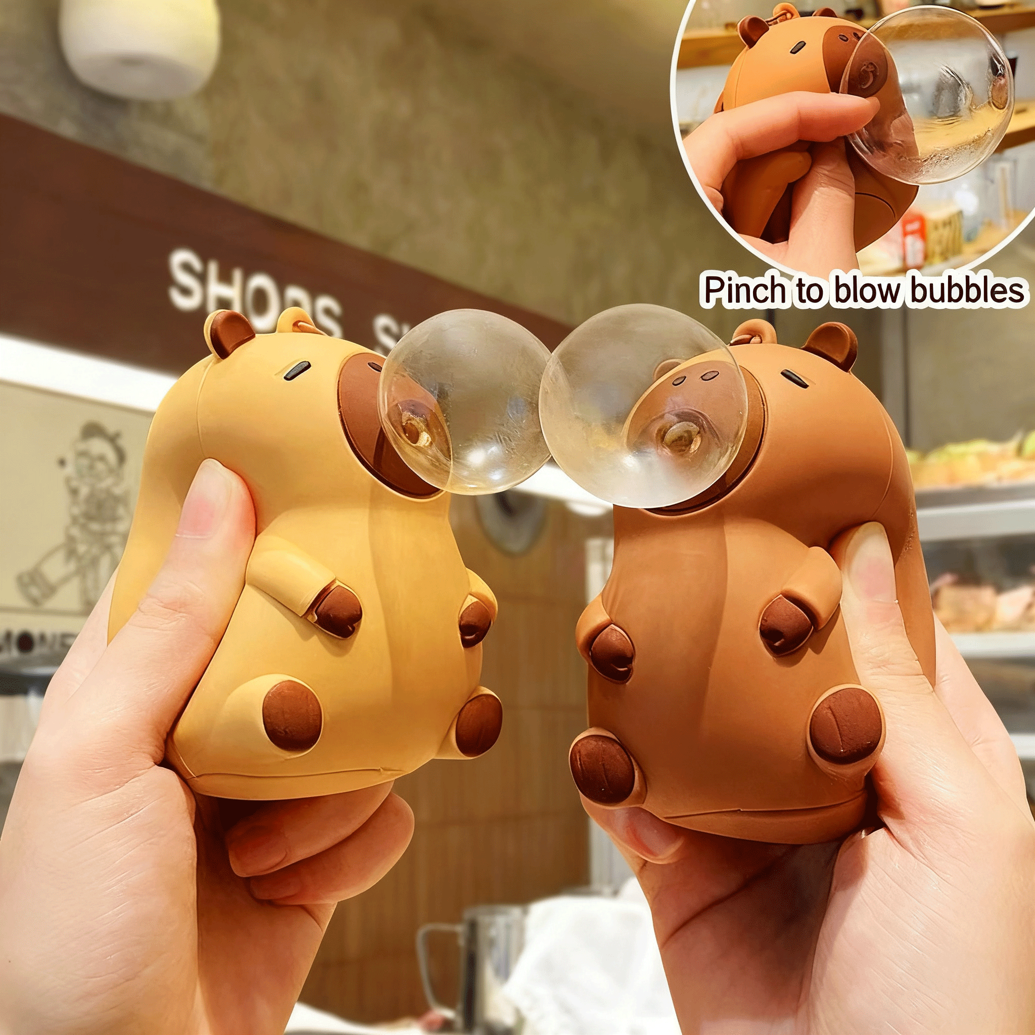 Party Games Ideas - Capybara Doll Pinch Pendant Toys Squeeze