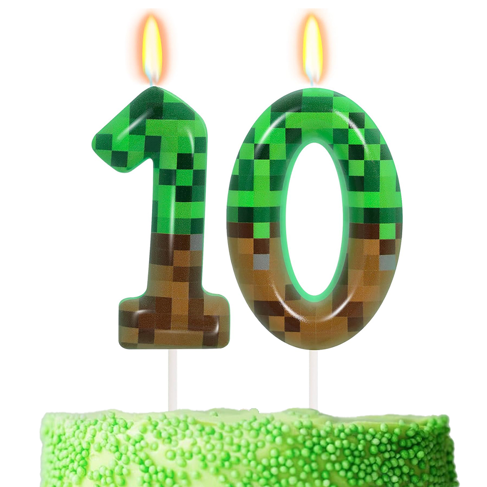 Party Games In Roblox - Miner Birthday Candles Birthday Cake Candles