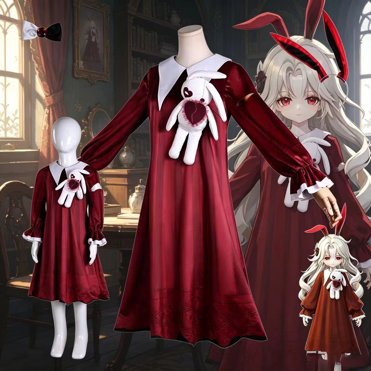 Party Games Eggy - Eggy Party Doris Cosplay Full Set