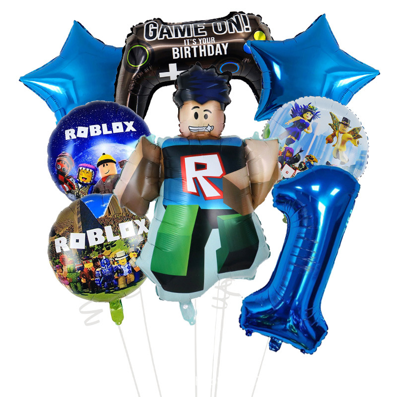 Party Games In Roblox - Cartoon Game Roblox Set Boy Balloons