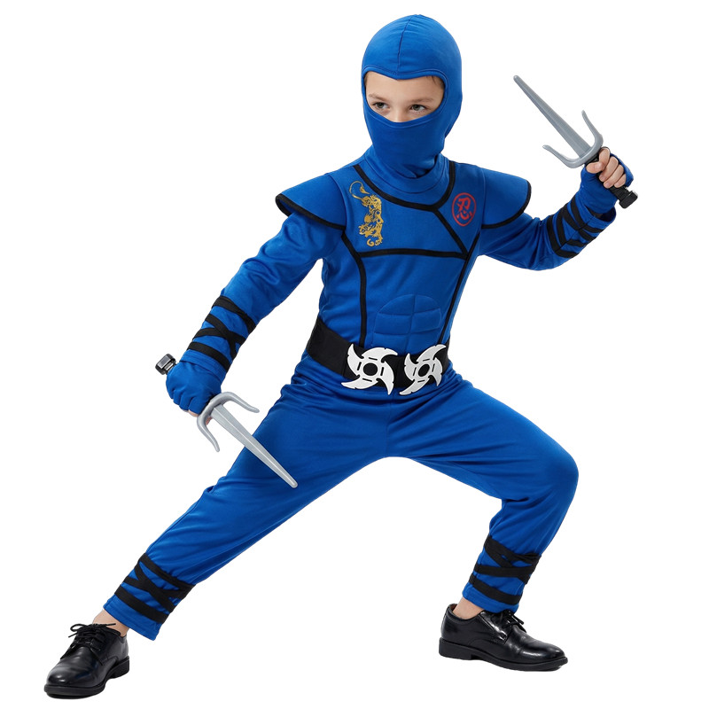 Black and Blue Ninja Costume f - Party Games Ideas recensie en prijs