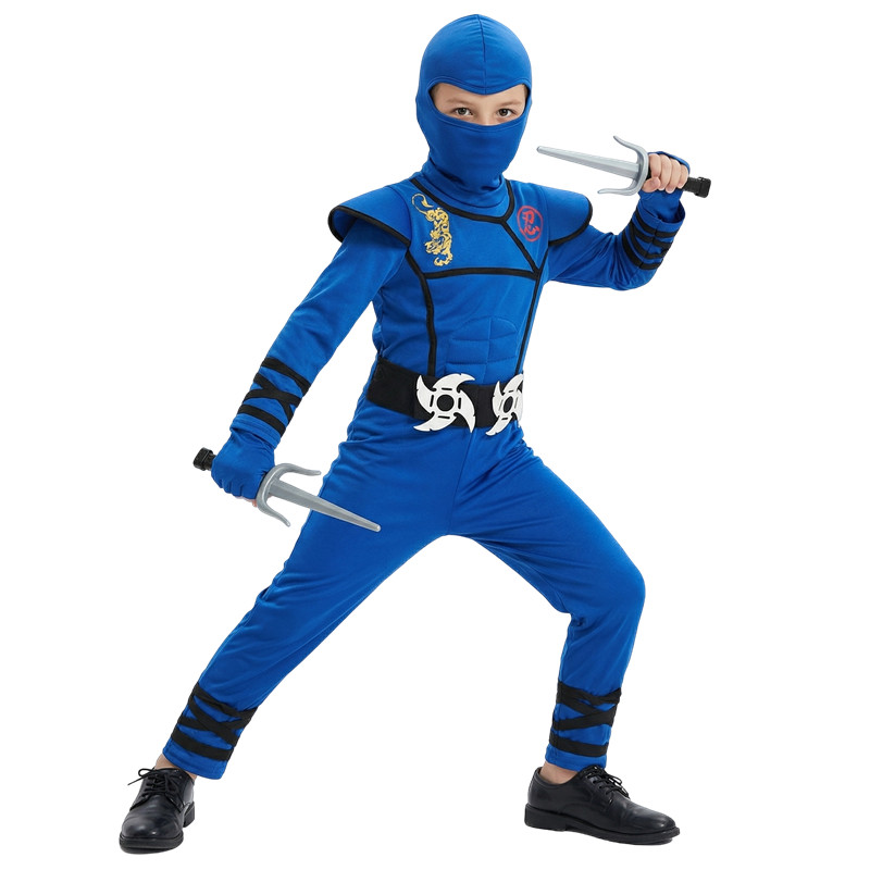 Black and Blue Ninja Costume f - Party Games Ideas recensie en prijs