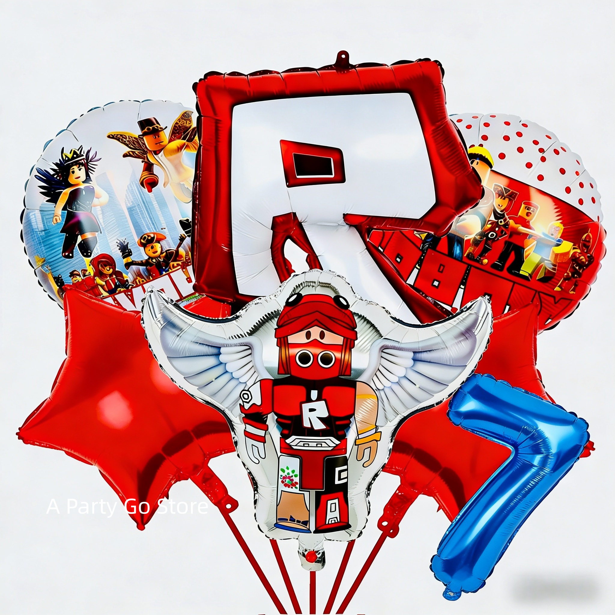 Roblox Themed Foil Balloons Se - Party Games In Roblox recensie en prijs