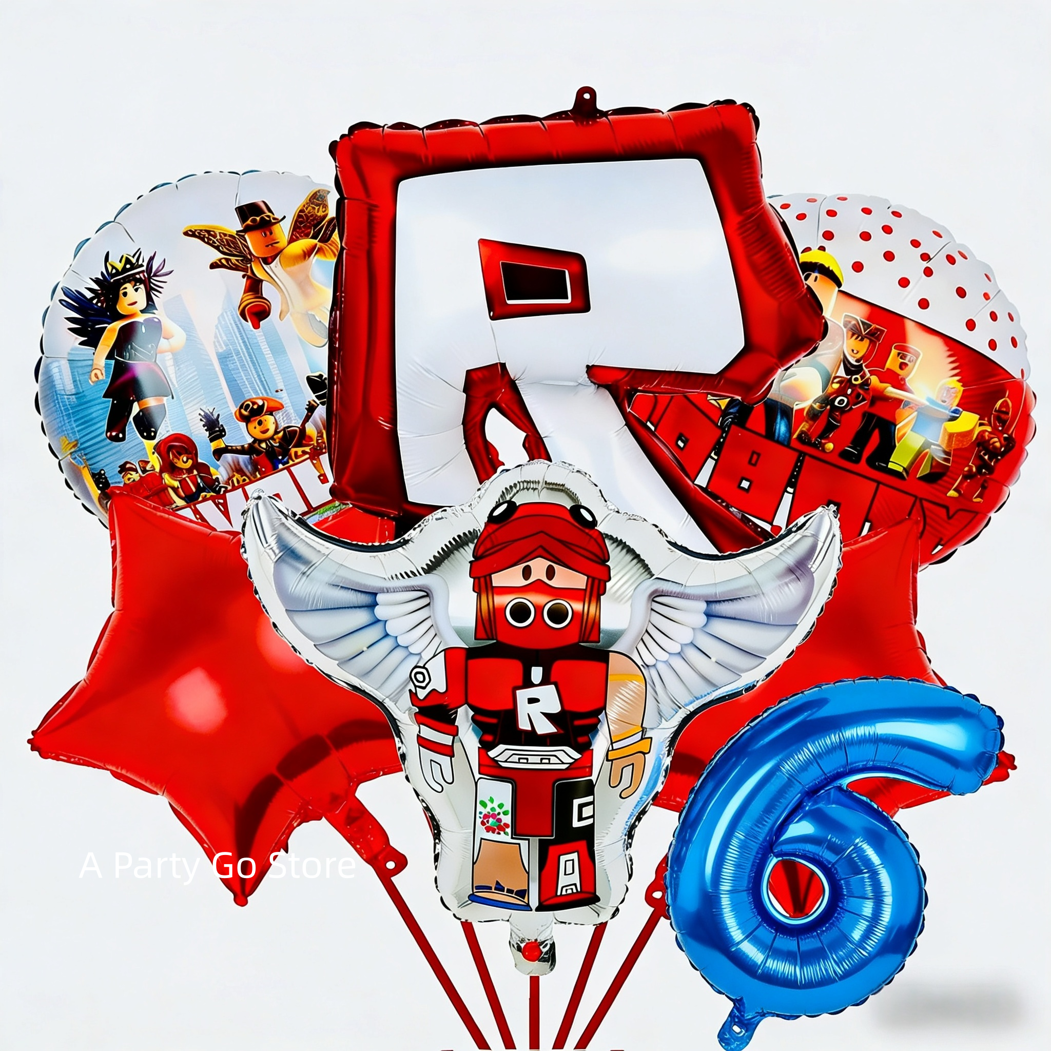Roblox Themed Foil Balloons Se - Party Games In Roblox recensie en prijs