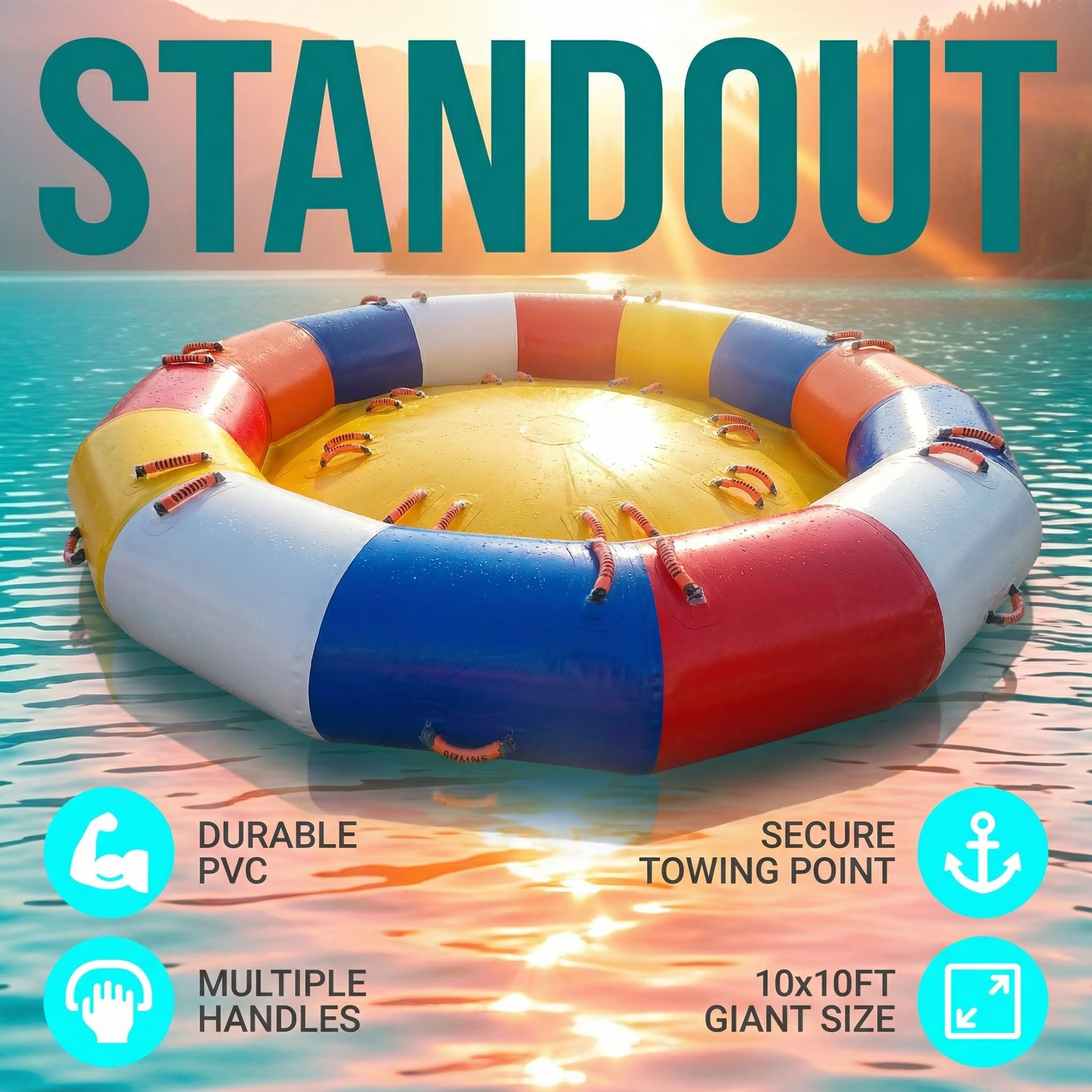 10FT Inflatable Disco Boat Spi - Party Games For Large Groups recensie en prijs