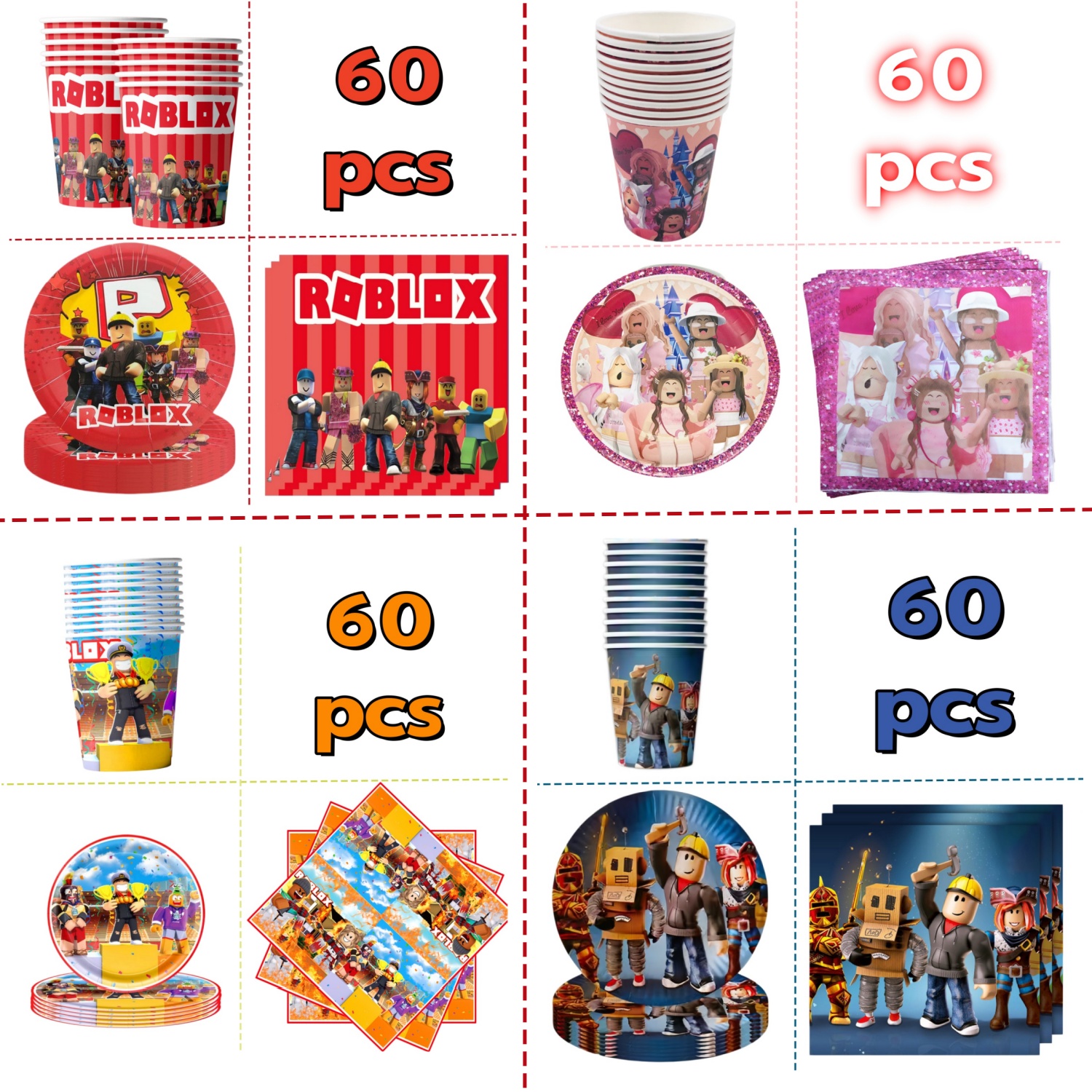 60Pcs Roblox Birthday Party Su - Party Games In Roblox recensie en prijs