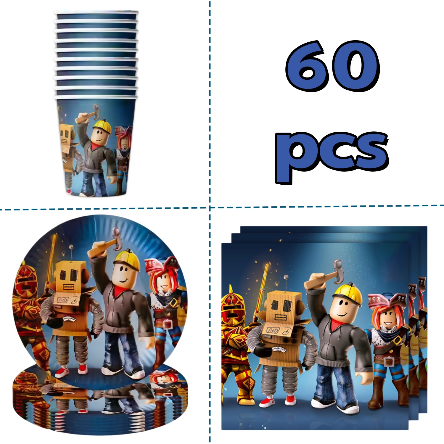 60Pcs Roblox Birthday Party Su - Party Games In Roblox recensie en prijs