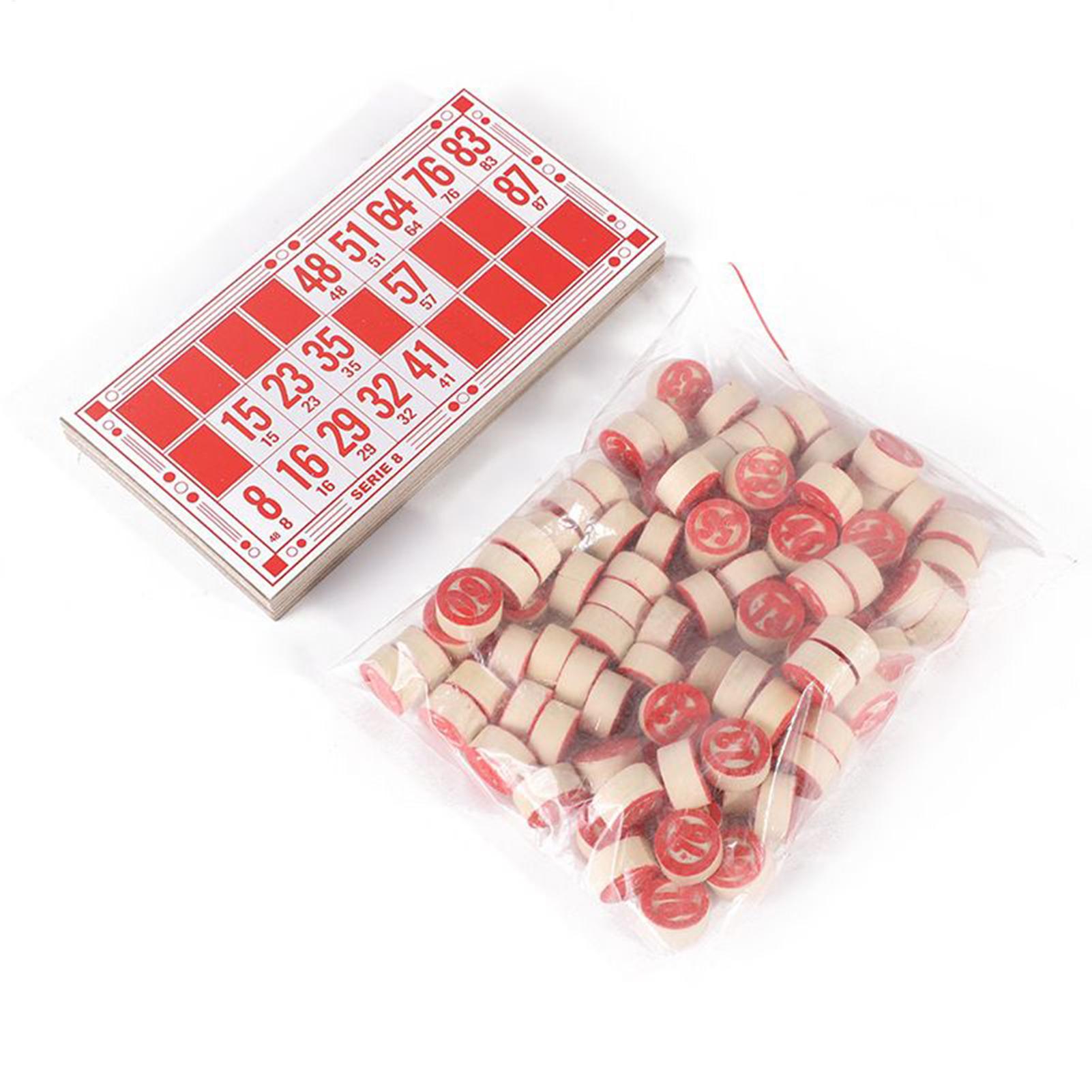 Bingo Set Funny Vintage Wooden - Party Games For Large Groups recensie en prijs