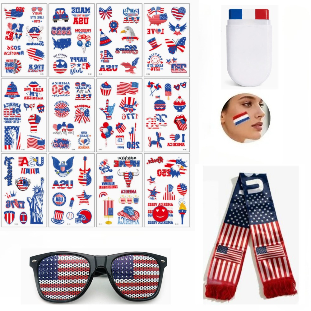 2026 USA Fan Kit Patriotic Sup - Party Games Usa recensie en prijs