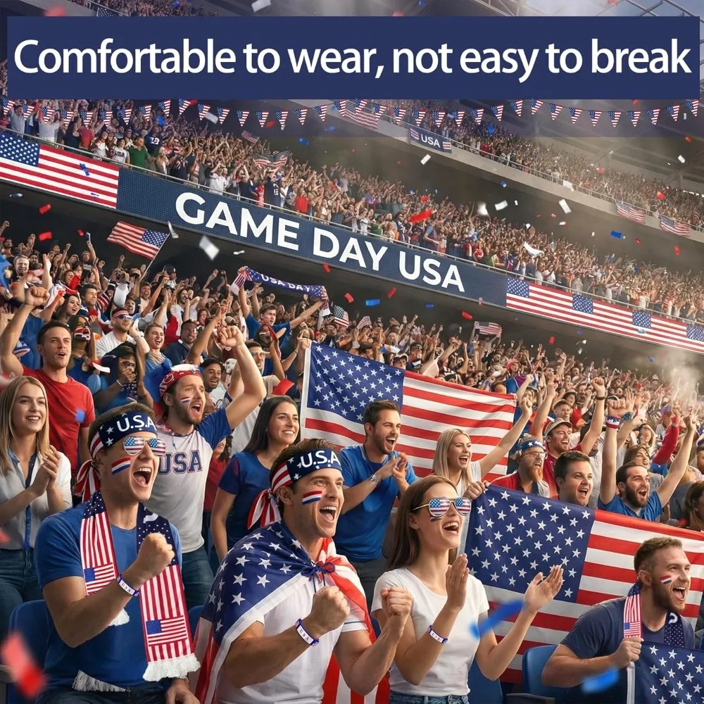 2026 USA Fan Kit Patriotic Sup - Party Games Usa recensie en prijs