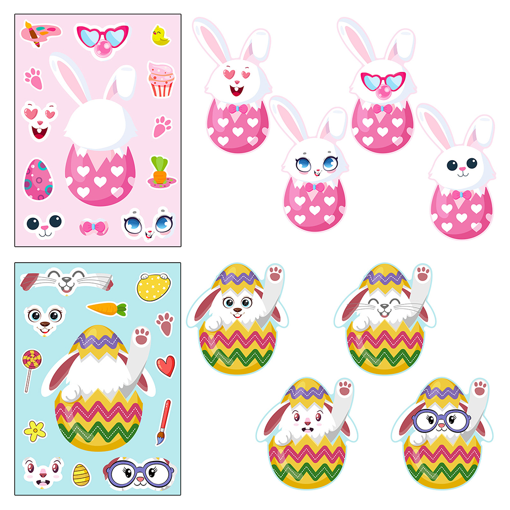 6/12Sheets Cute Easter Rabbit  - Party Games Phone recensie en prijs