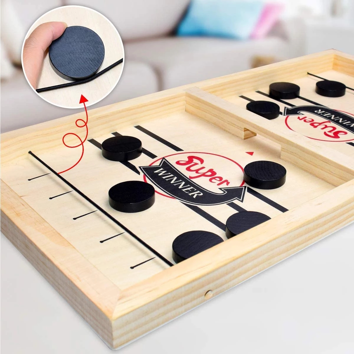 Table Hockey Paced Sling Puck  - Party Games App recensie en prijs