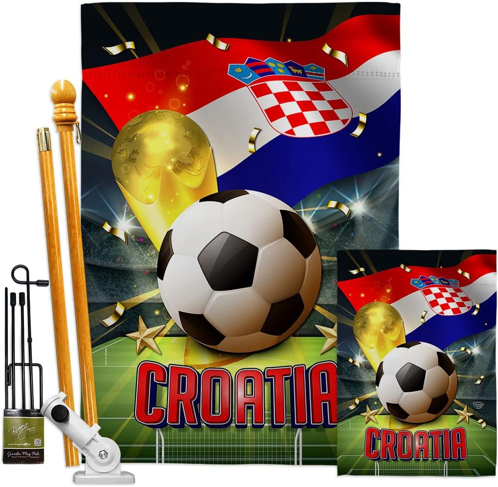 Banner Wall Art with Flag Pole - Party Games Usa recensie en prijs