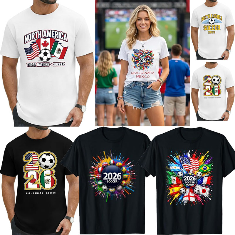 2026 Soccer Fan T-Shirt Men US - Party Games Usa recensie en prijs
