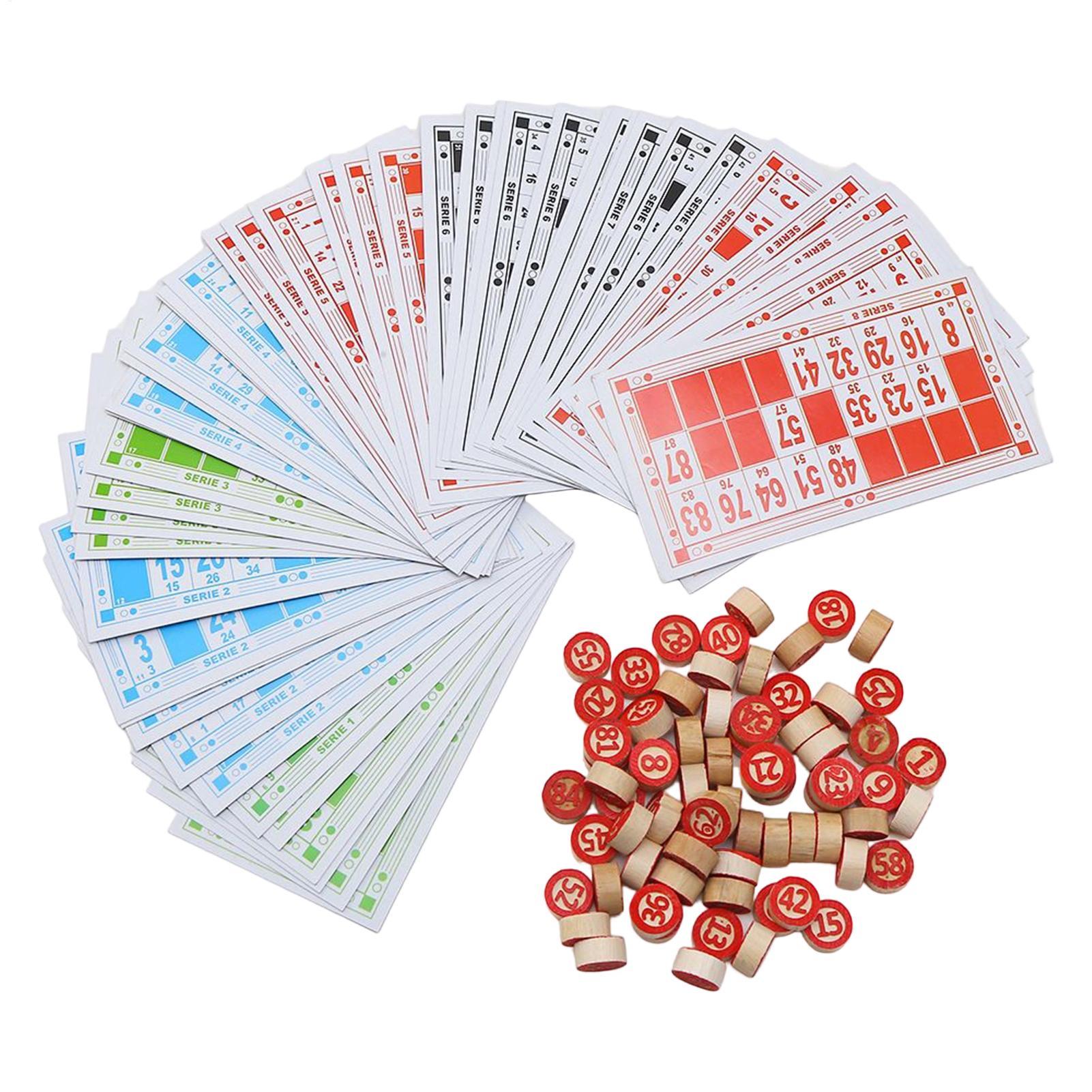 Vintage Wooden Bingo Game Set  - Party Games For Large Groups recensie en prijs