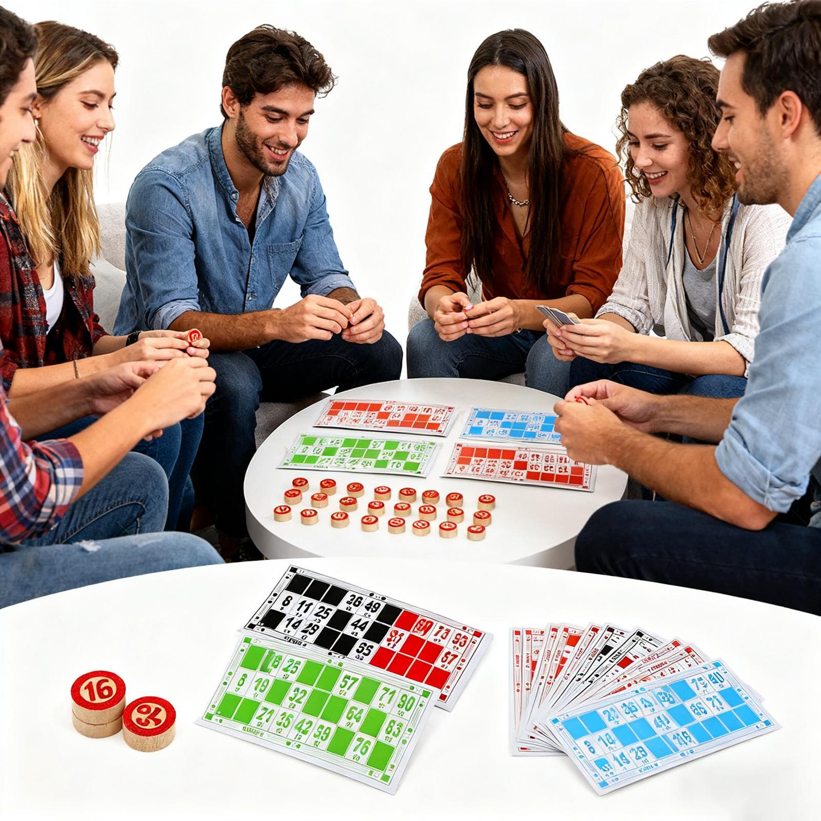 Vintage Wooden Bingo Game Set  - Party Games For Large Groups recensie en prijs