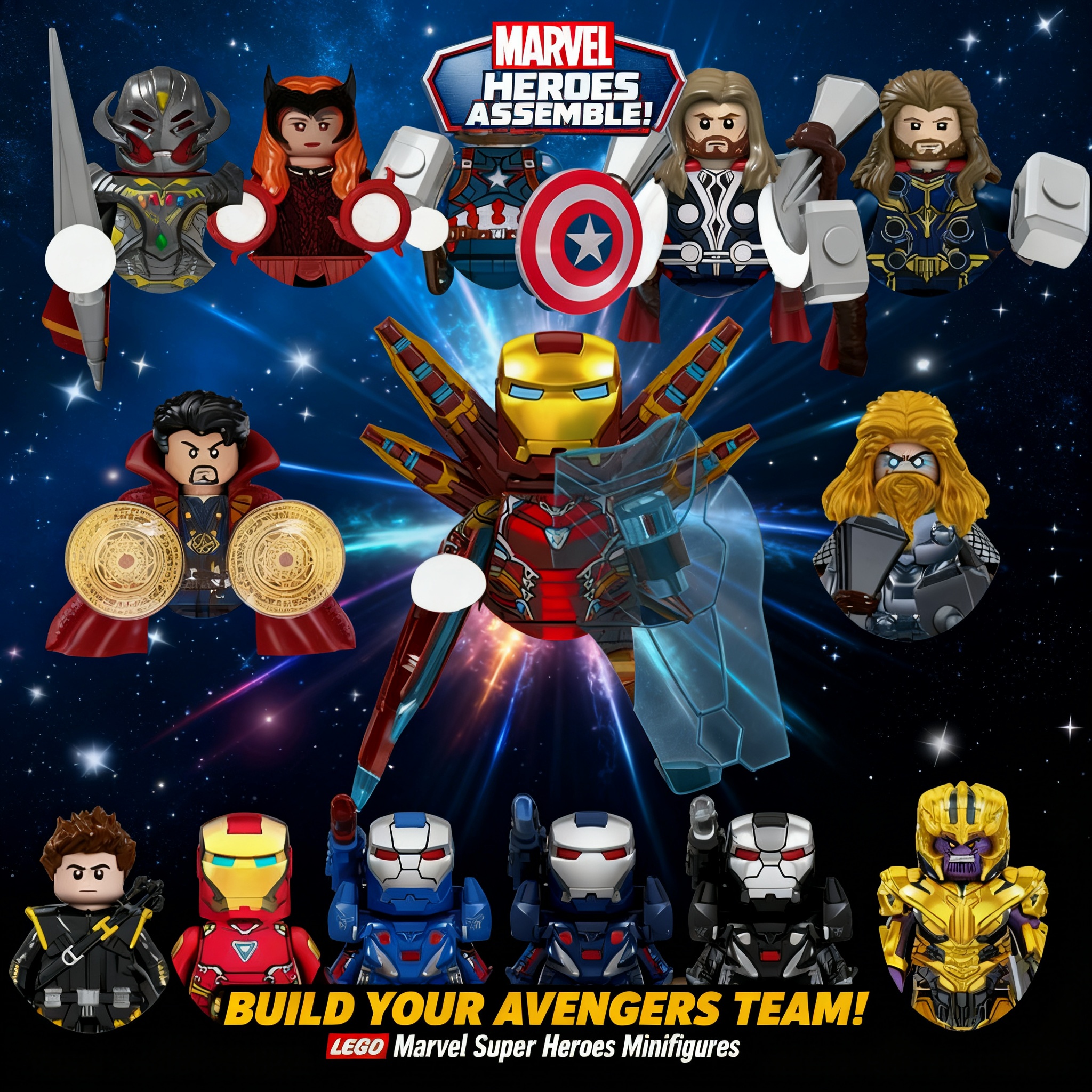 2026 Marvel Building Blocks Br - Party Games Mini recensie en prijs