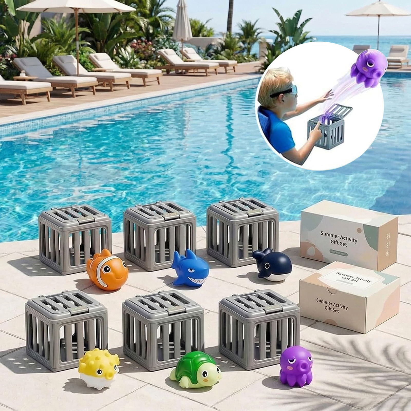 Kids Pool Diving Toys with Fis - Party Games Youth recensie en prijs