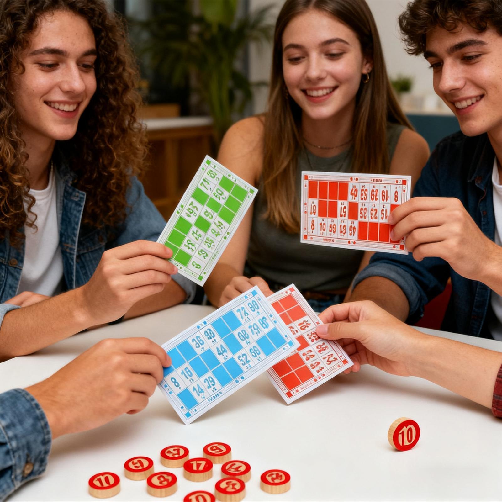 Vintage Wooden Bingo Game Set  - Party Games For Large Groups recensie en prijs