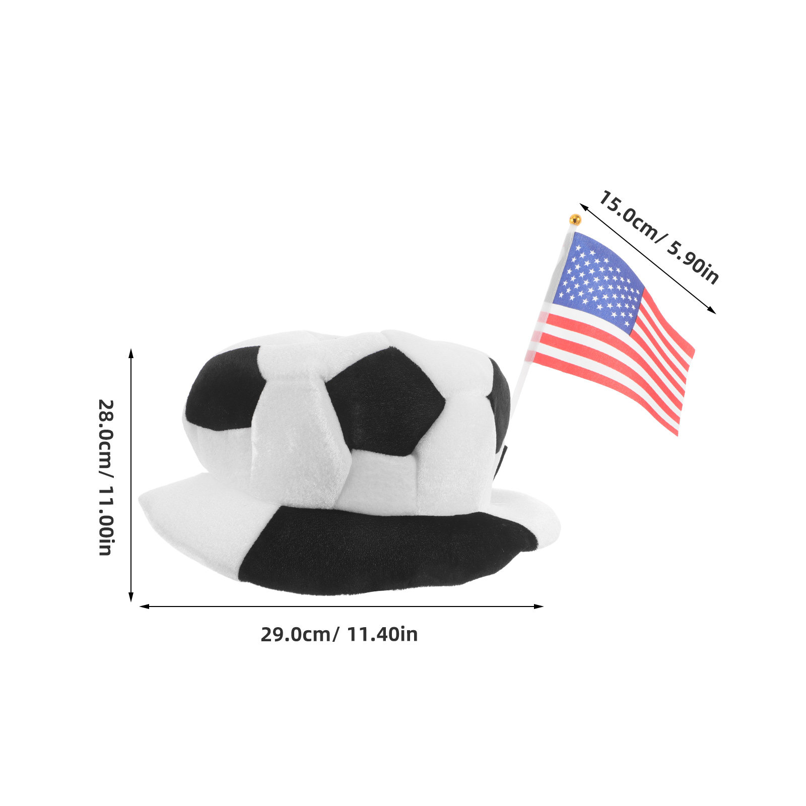 Soccer Party Hat Usa Flag Desi - Party Games Usa recensie en prijs