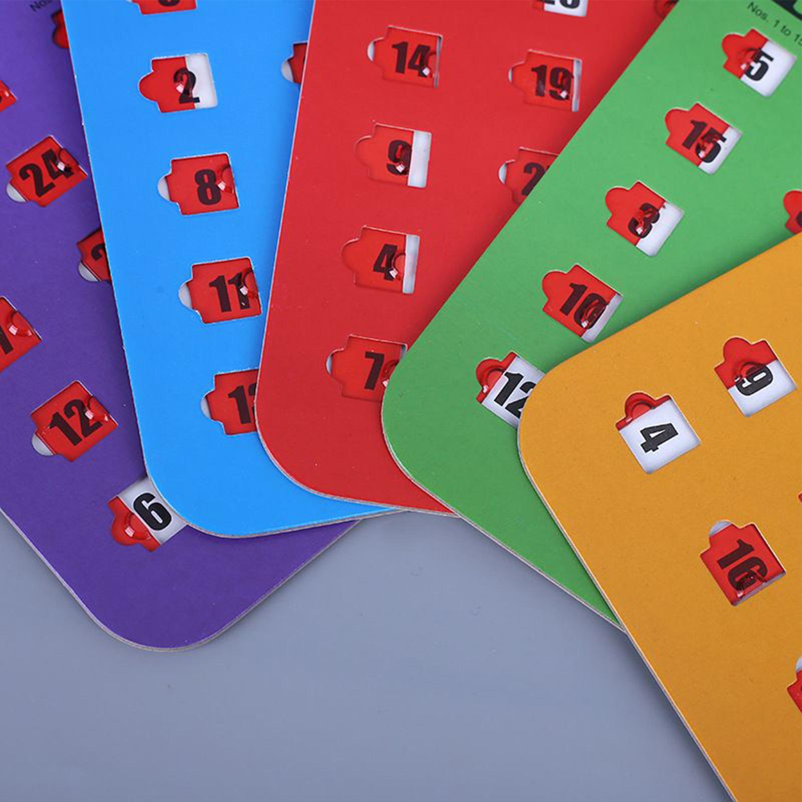 5 Pieces Bingo Game Cards Larg - Party Games For Large Groups recensie en prijs