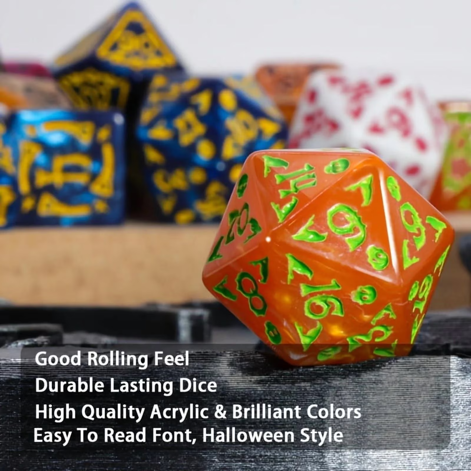DND Dice Set -7pc Halloween Po - Party Games App recensie en prijs