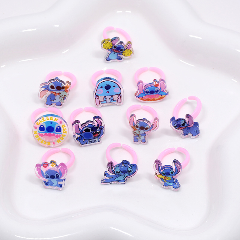 Stitch Acrylic Ring 10/20pcs K - Party Games Ideas recensie en prijs