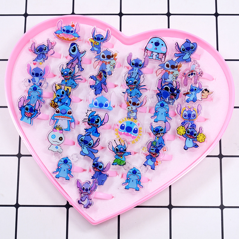 Stitch Acrylic Ring 10/20pcs K - Party Games Ideas recensie en prijs