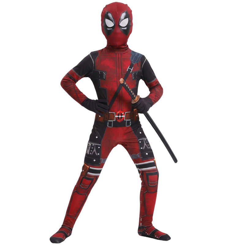 3-12Y Kids Deadpool Costume wi - Party Games Ideas recensie en prijs