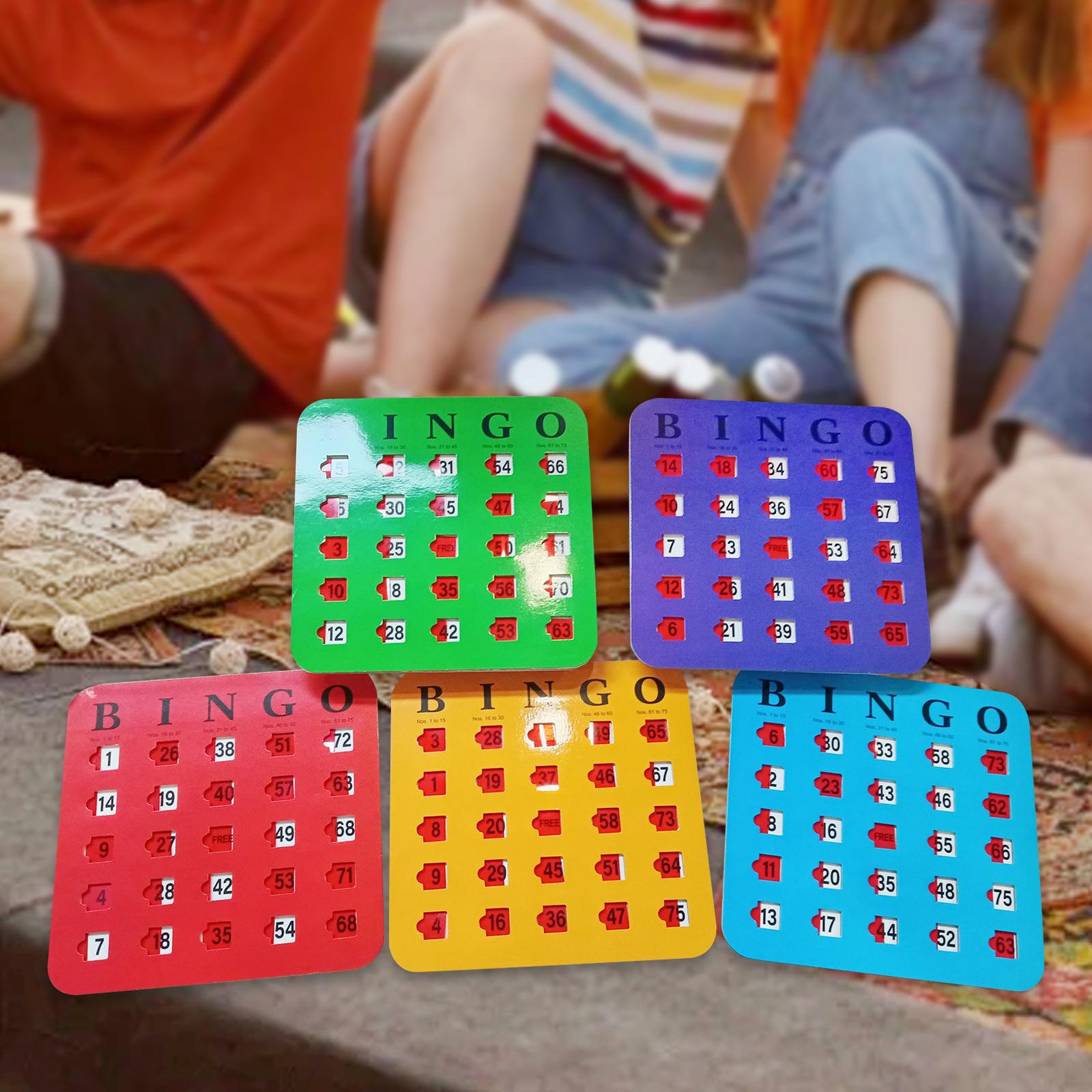 5 Pieces Large Print Bingo Car - Party Games For Large Groups recensie en prijs
