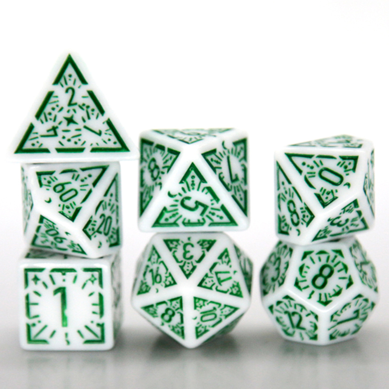 7PCS/set Multi-sided Dice New  - Party Games App recensie en prijs