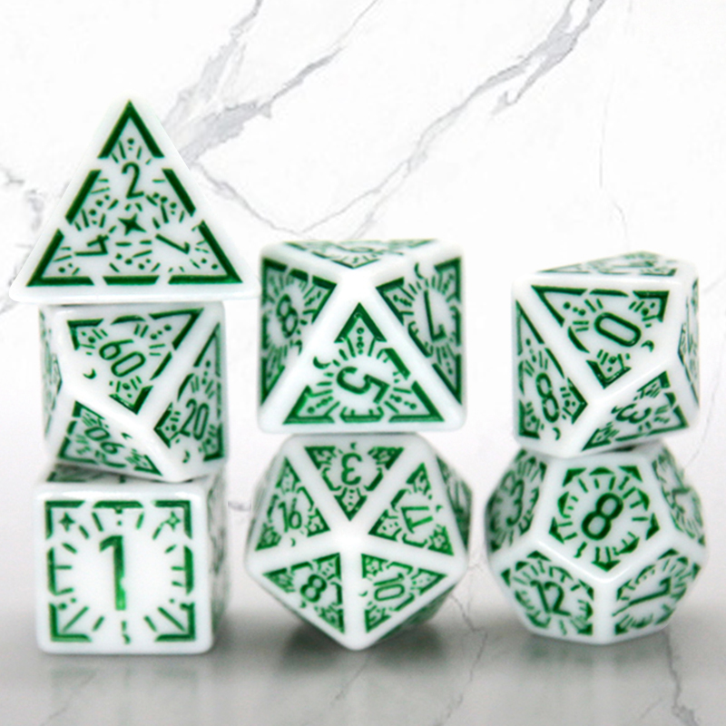 7PCS/set Multi-sided Dice New  - Party Games App recensie en prijs