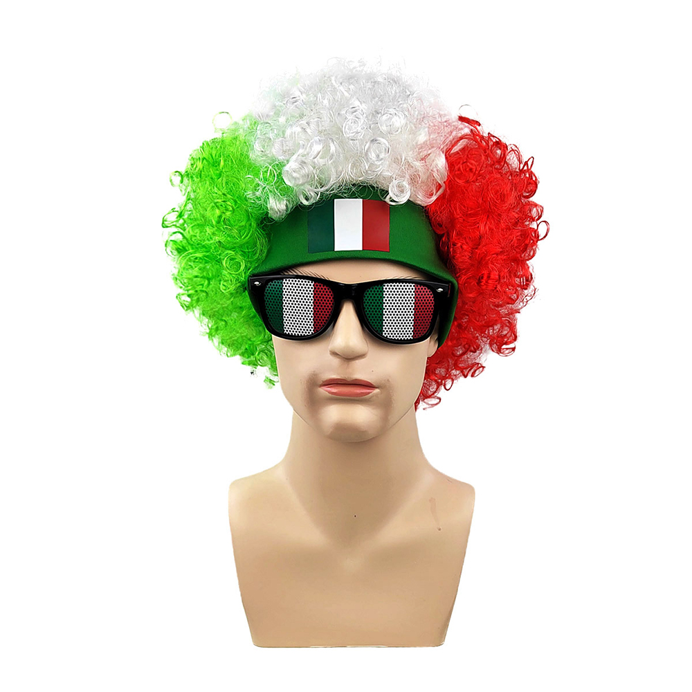 USA Flag Afro Wig + Sunglasses - Party Games Usa recensie en prijs