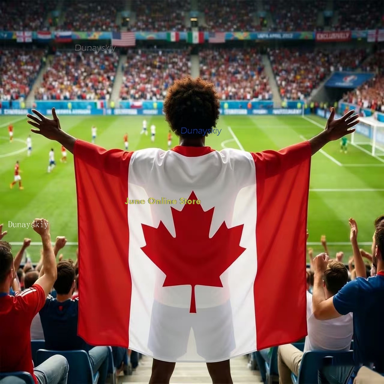 USA Mexico Canada Flag Capes f - Party Games Usa recensie en prijs