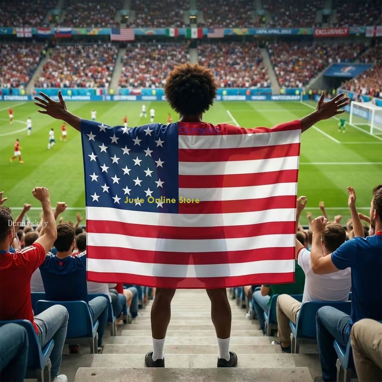 USA Mexico Canada Flag Capes f - Party Games Usa recensie en prijs