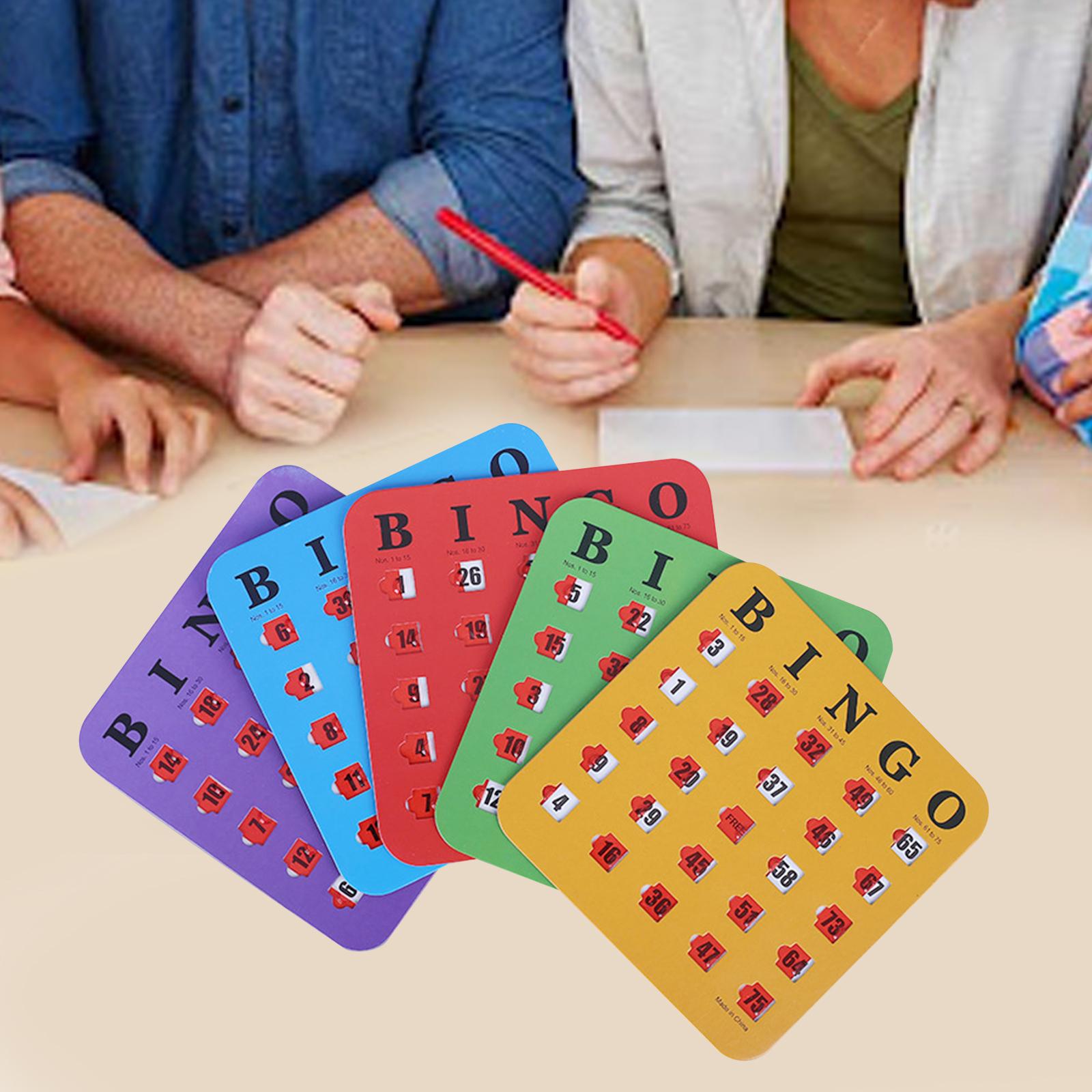 5 Pieces Large Print Bingo Car - Party Games For Large Groups recensie en prijs