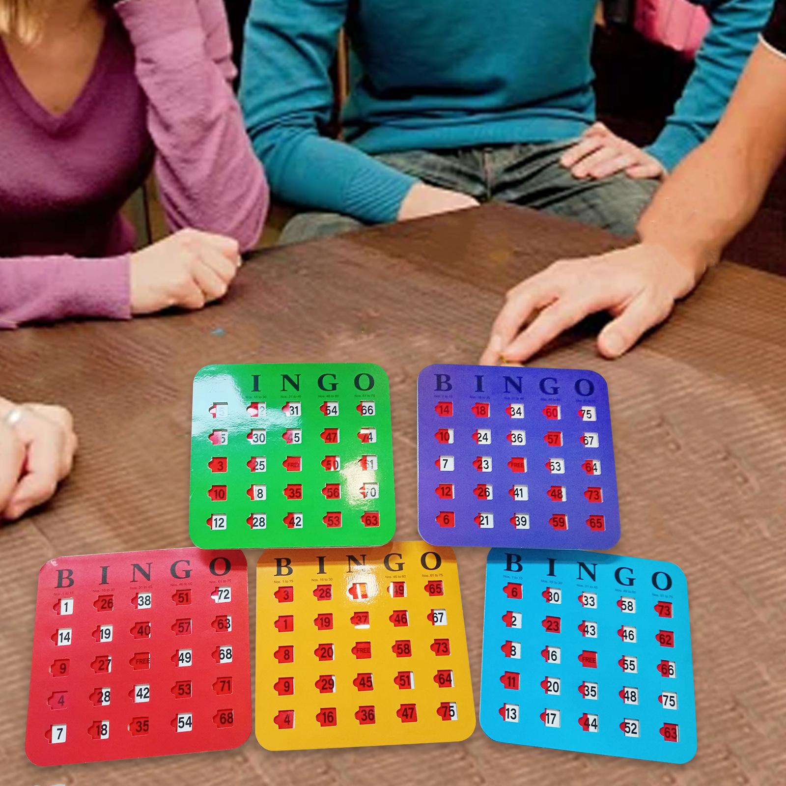 5 Pieces Large Print Bingo Car - Party Games For Large Groups recensie en prijs