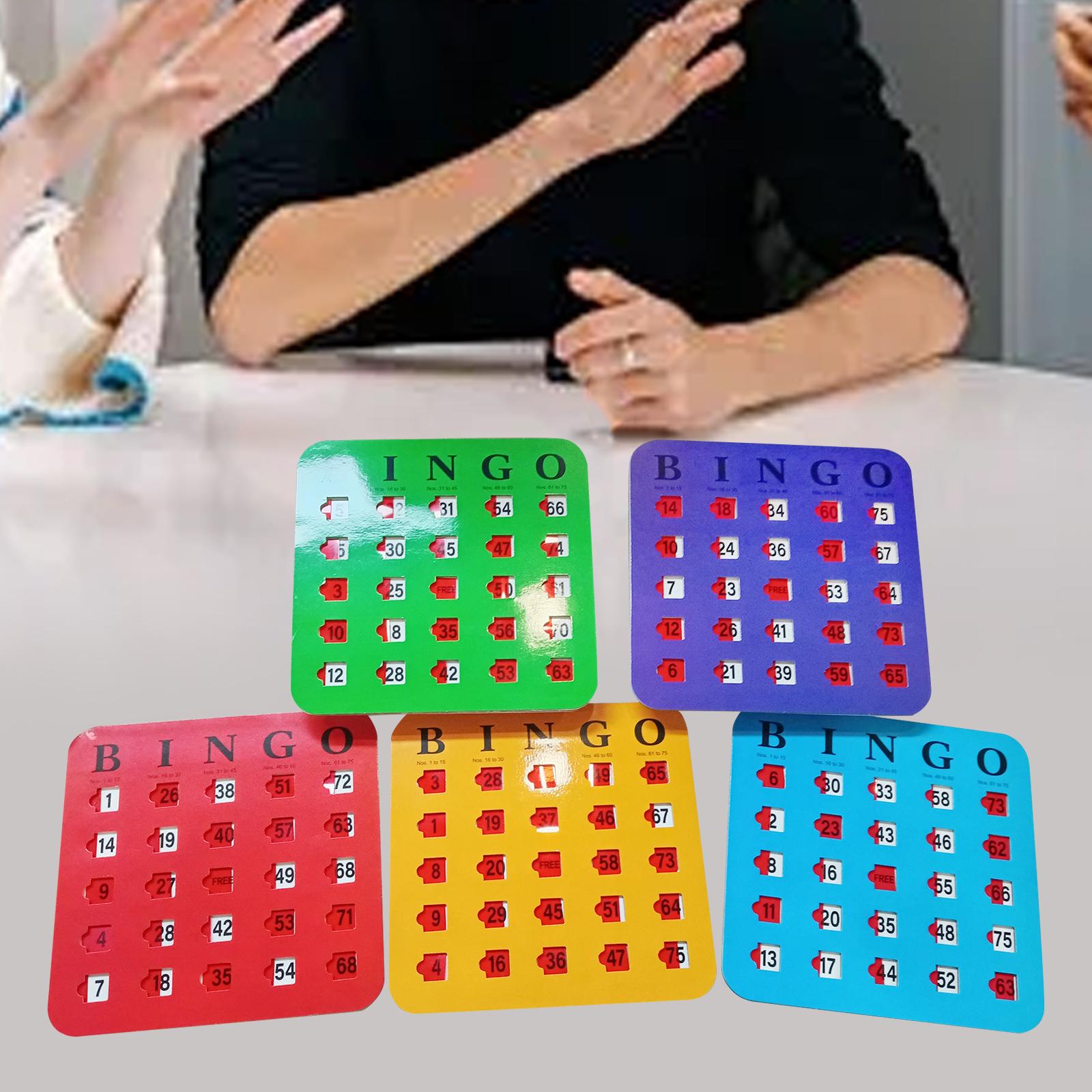 5 Pieces Large Print Bingo Car - Party Games For Large Groups recensie en prijs