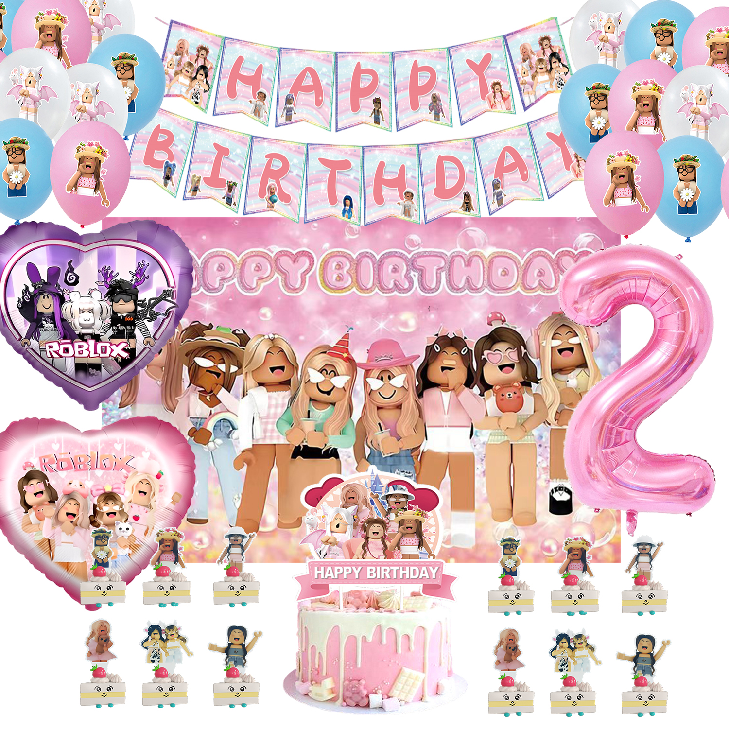 ROBLOX Birthday Party Decorati - Party Games In Roblox recensie en prijs