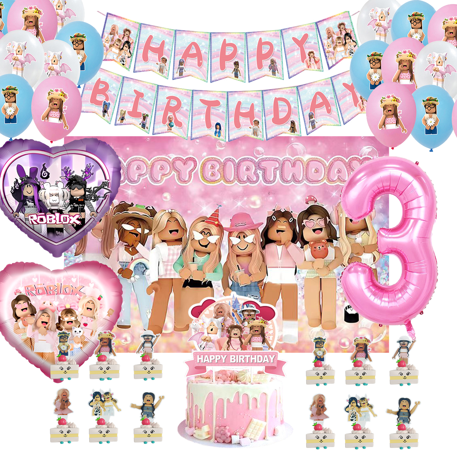 ROBLOX Birthday Party Decorati - Party Games In Roblox recensie en prijs