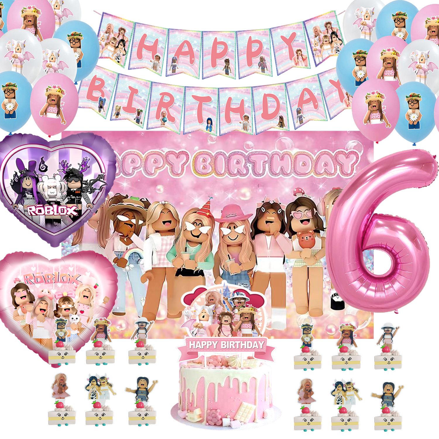 ROBLOX Birthday Party Decorati - Party Games In Roblox recensie en prijs