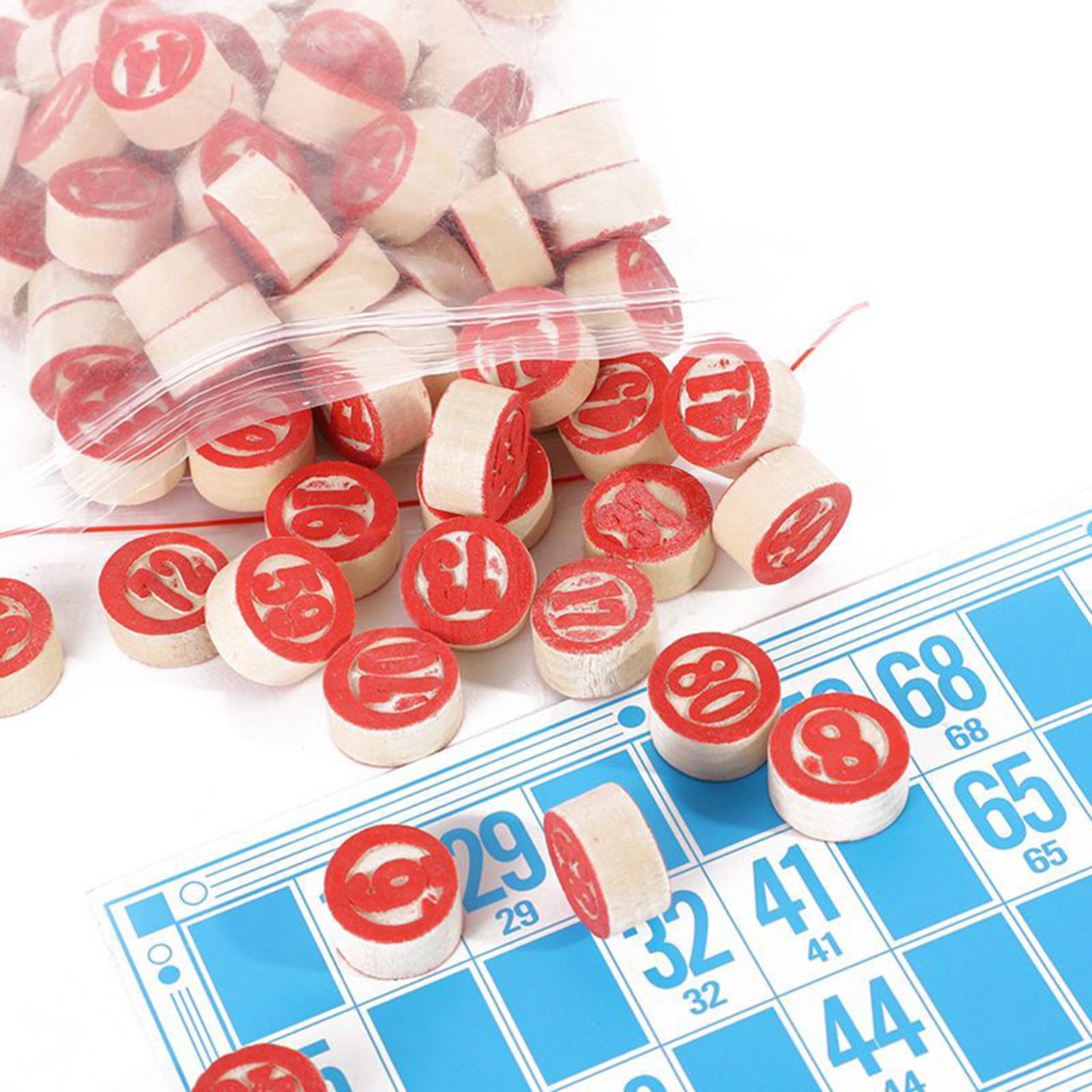 Bingo Card Game Vintage Wooden - Party Games For Large Groups recensie en prijs
